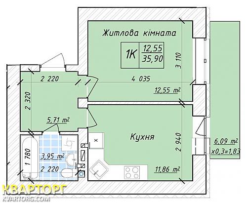 Sell 1-room apartment. Киев, пер.Московский — photo 4