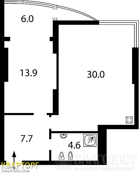 Sell 3-room apartment. Киев, Краснозвездный пр — photo 2