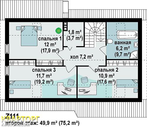 Sell house. Киев,  Трехсвятительская — photo 3