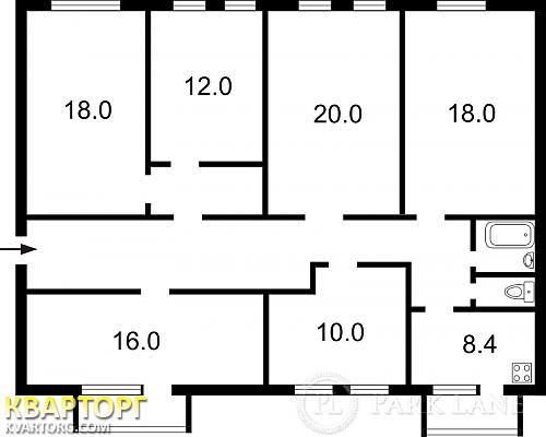 Sell 4-room apartment. Киев,  Прорезная — photo 2