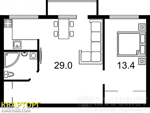 Sell 2-room apartment. Киев, Леси Украинки бул — photo 7