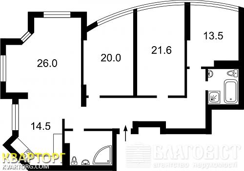 Sell 4-room apartment. Киев,  Героев Сталинграда пр — photo 9