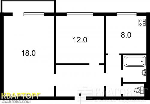 Sell 2-room apartment. Киев, Правды пр — photo 9