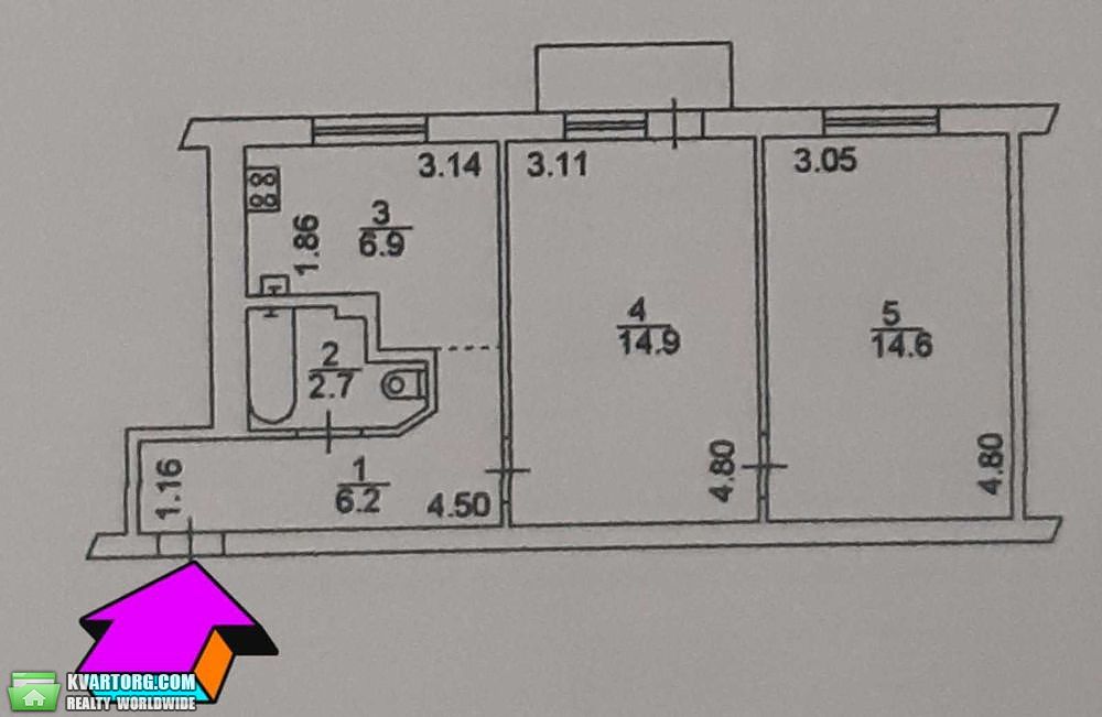 Sell 2-room apartment. Киев,  Перова бул — photo 7