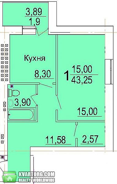 Sell 1-room apartment. Одесса, г. Южный — photo 2