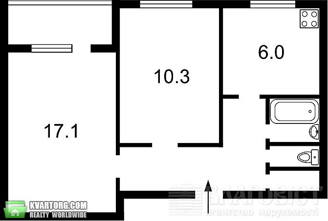Sell 2-room apartment. Киев,  Бакинская — photo 10