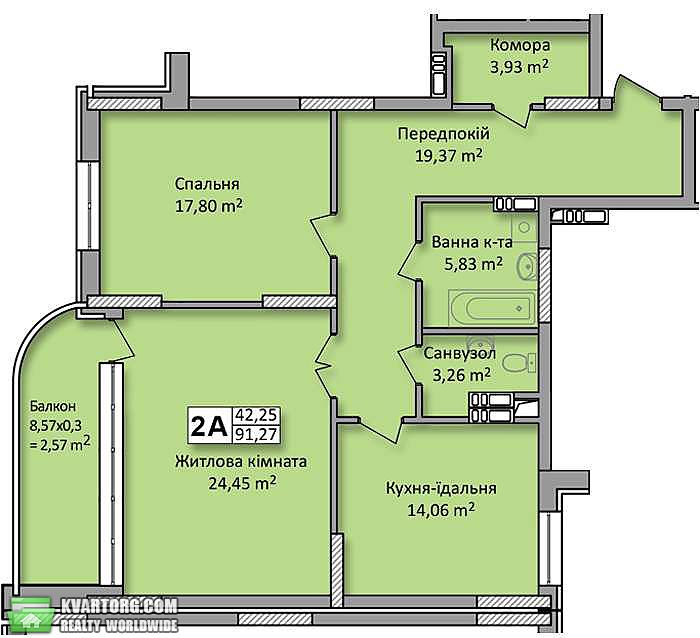 Sell 2-room apartment. Киев, ул. Кондратюка — photo 9