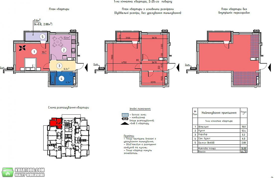 Sell 1-room apartment. Киев,  Ревуцкого — photo 2