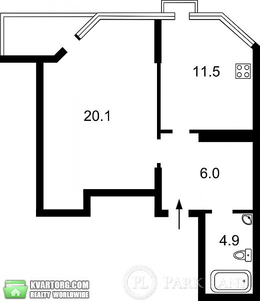 Sell 1-room apartment. Киев, Верховинная — photo 2