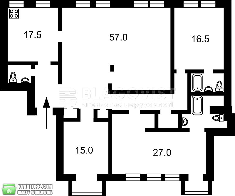 Sell 3-room apartment. Киев,  Никольско-Ботаническая — photo 1