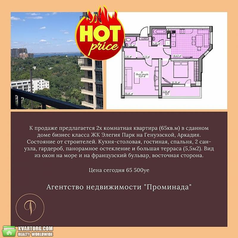 Sell 2-room apartment. Одесса, Пироговская — photo 1