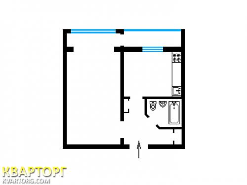 Sell 1-room apartment. Киев, Малиновского — photo 1