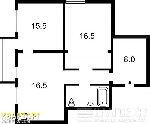 Sell 2-room apartment. Киев,  Дружбы Народов бул — photo 2