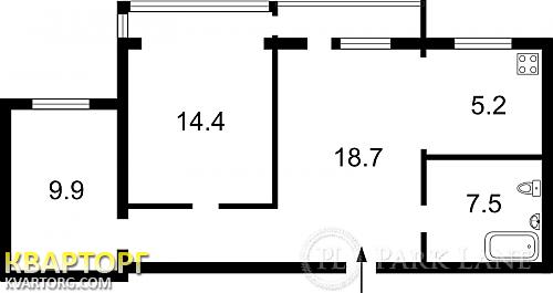 Sell 3-room apartment. Киев,  Давыдова бул — photo 2