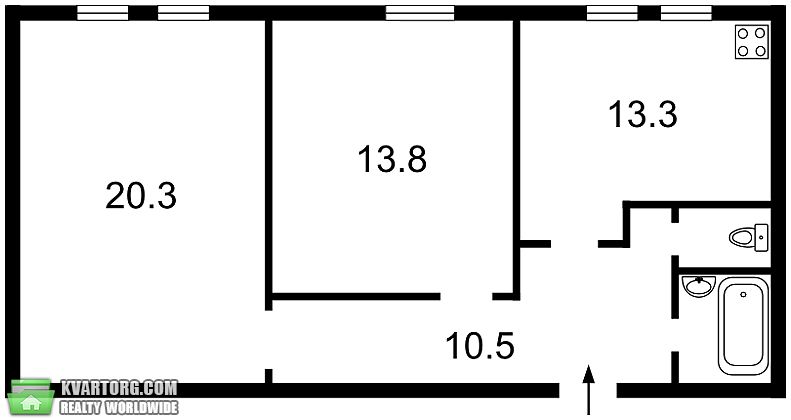 Sell 2-room apartment. Киев,  Сковороды — photo 8
