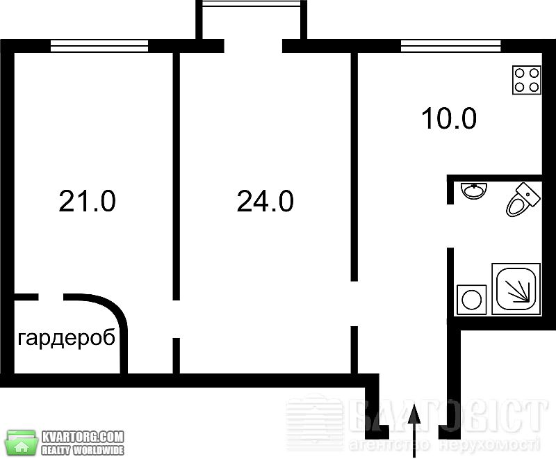 Sell 2-room apartment. Киев,  Владимирская — photo 3