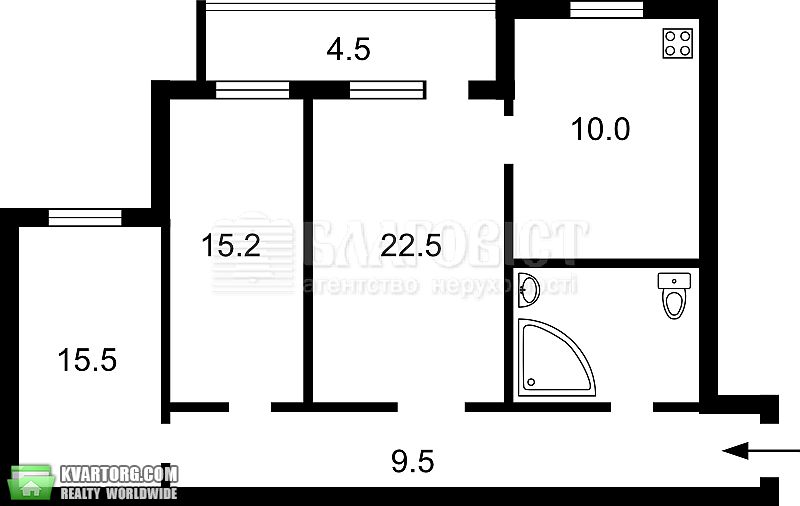 Sell 3-room apartment. Киев,  Костельная — photo 3
