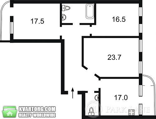 Sell 3-room apartment. Киев, Барбюса — photo 3