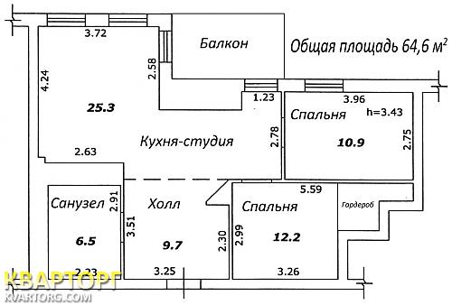 Sell 2-room apartment. Одесса, Базарная — photo 10