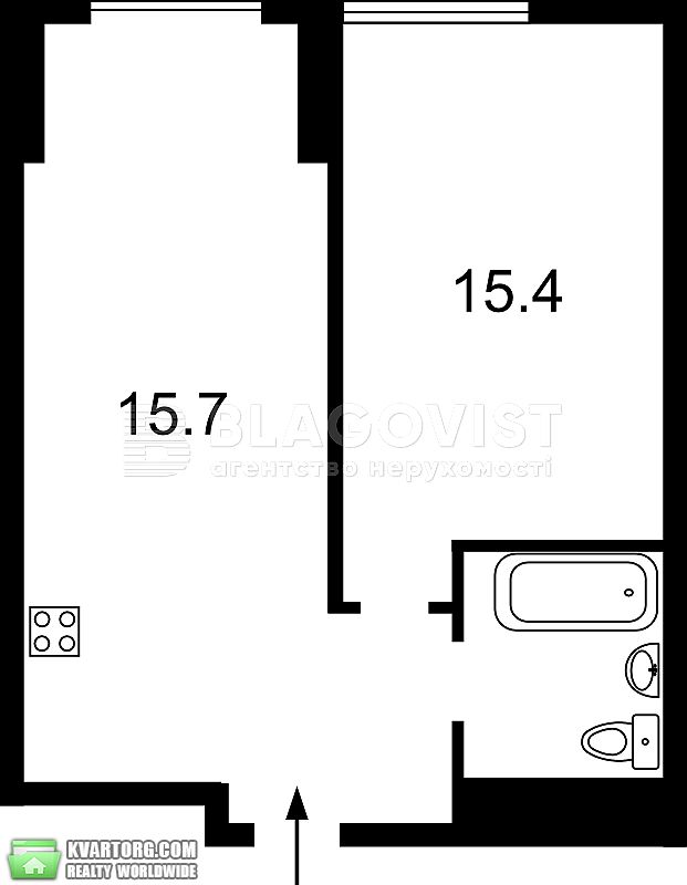 Sell 1-room apartment. Киев, Прады проспект — photo 4