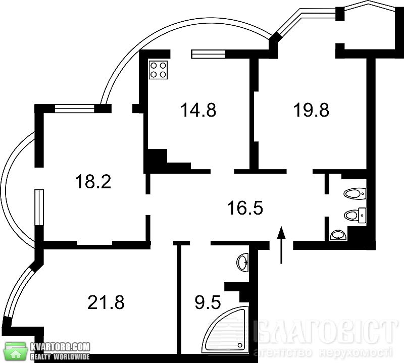 Sell 3-room apartment. Киев,  Урловская — photo 2