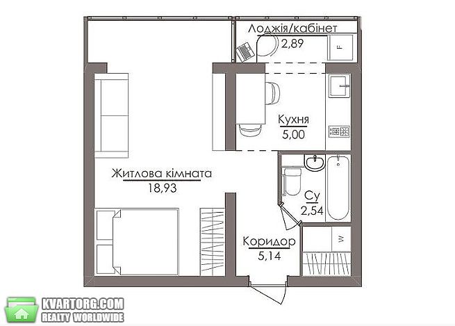 Sell 1-room apartment. Киев, бул. Дружбы Народов — photo 9