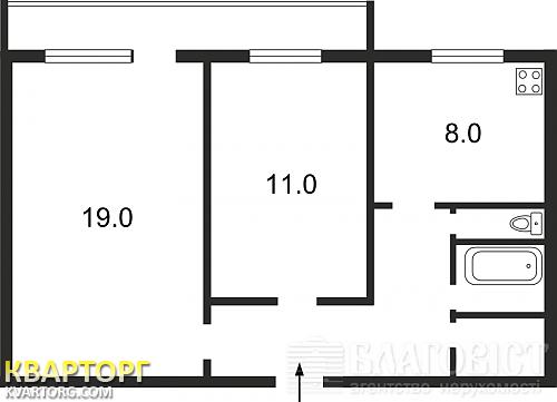 Sell 2-room apartment. Киев,  Палладина пр — photo 2