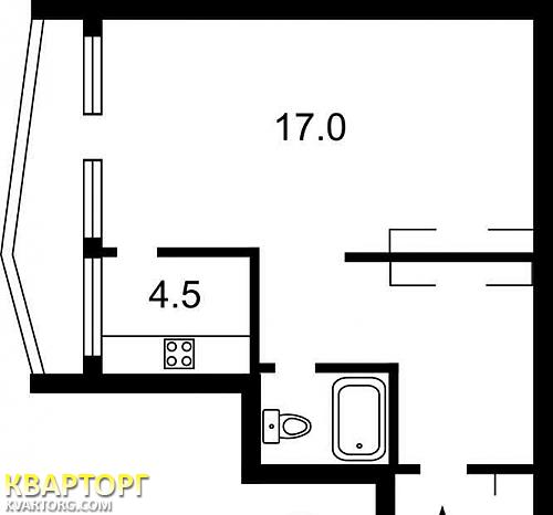 Sell 1-room apartment. Киев, улица Мартиросяна — photo 2