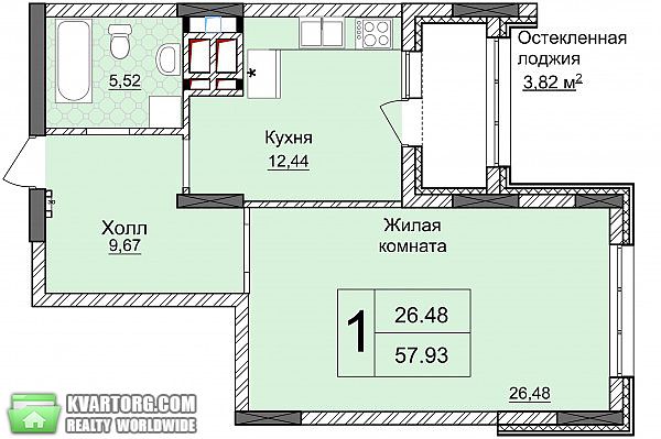 Sell 1-room apartment. Киев,  Драгомирова — photo 1
