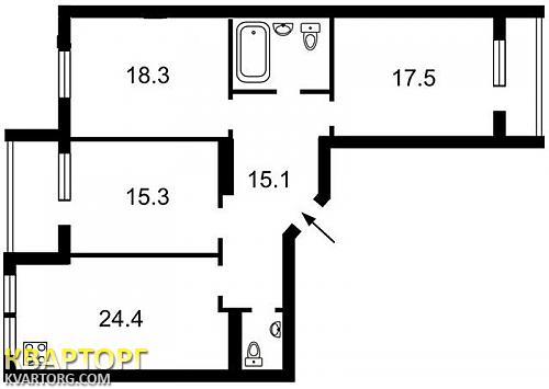 Sell 3-room apartment. Киев,  Голосеевская — photo 1