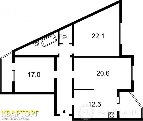 Sell 3-room apartment. Киев,  Ахматовой — photo 2