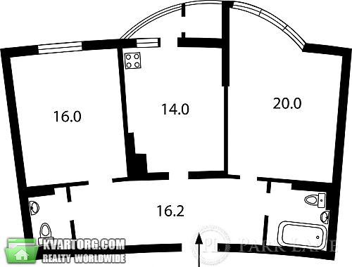 Sell 2-room apartment. Киев, Днепровская наб — photo 2