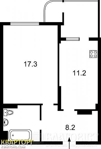 Sell 1-room apartment. Киев, Кондратюка Юрия — photo 8