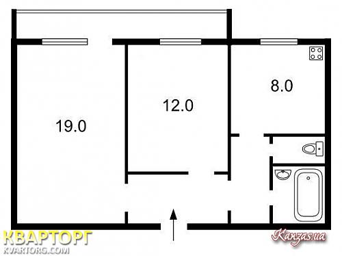 Sell 2-room apartment. Киев,  Курнатовского — photo 2