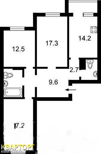 Sell 3-room apartment. Киев, Григоренко пр — photo 7