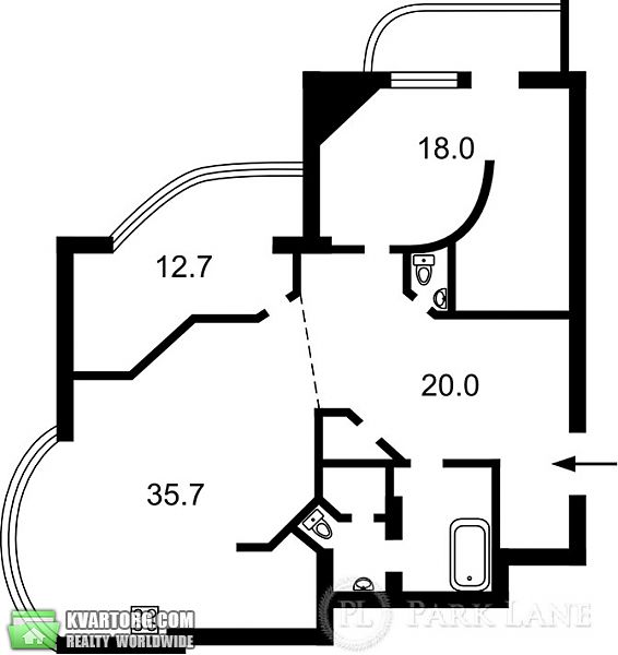 Sell 2-room apartment. Киев, Черновола — photo 7