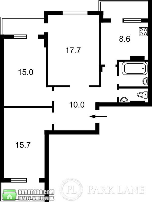 Sell 3-room apartment. Киев,  Драгоманова — photo 2