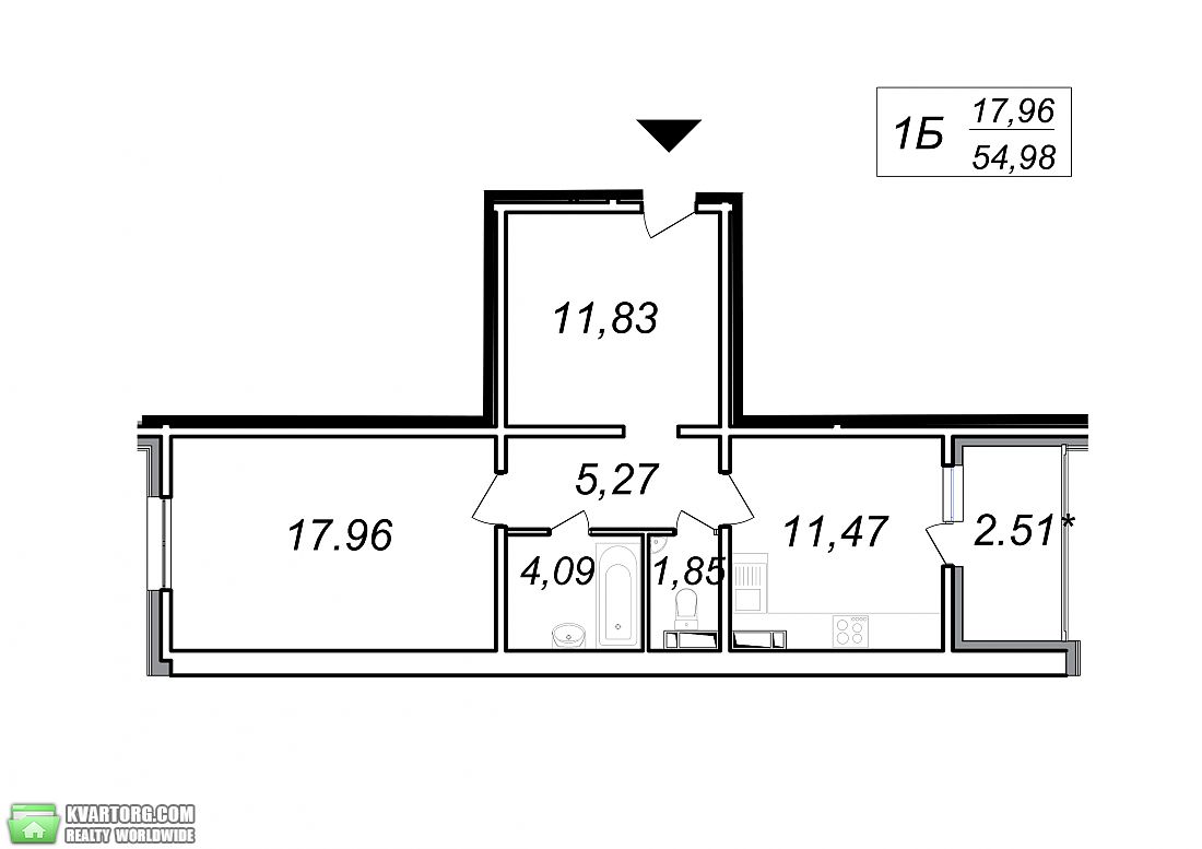 Sell 1-room apartment. Киев,  Ясиноватский пер — photo 3