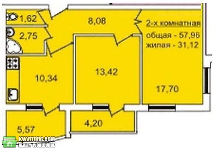 Sell 2-room apartment. Одесса, Педагогическая — photo 1