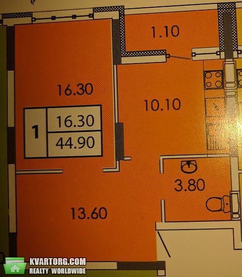 Sell 1-room apartment. Киев,  Конева — photo 6