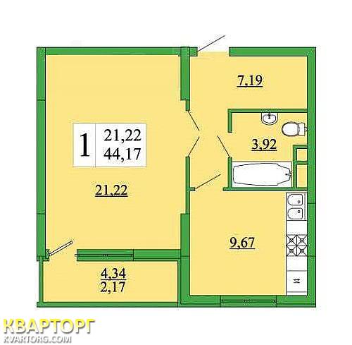 Sell 1-room apartment. Киев,  Ломоносова — photo 2