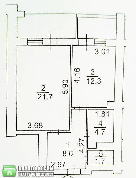 Sell 1-room apartment. Киев,  Бориславская — photo 4