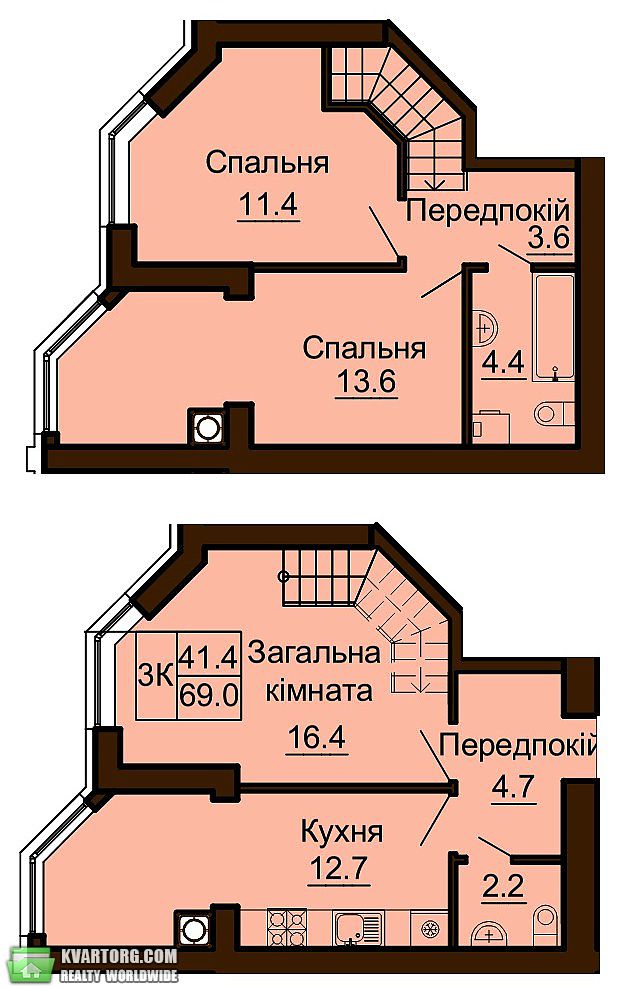 Sell 3-room apartment. Киев,  Большая Окружная — photo 1