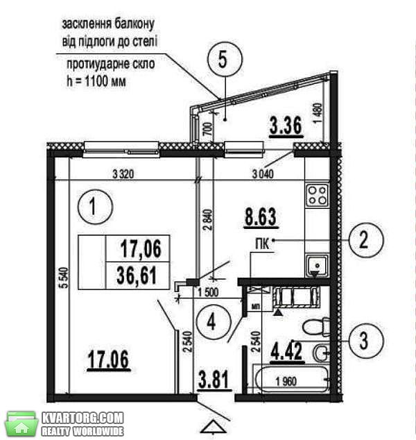 Sell 1-room apartment. Киев,  Гмыри — photo 3