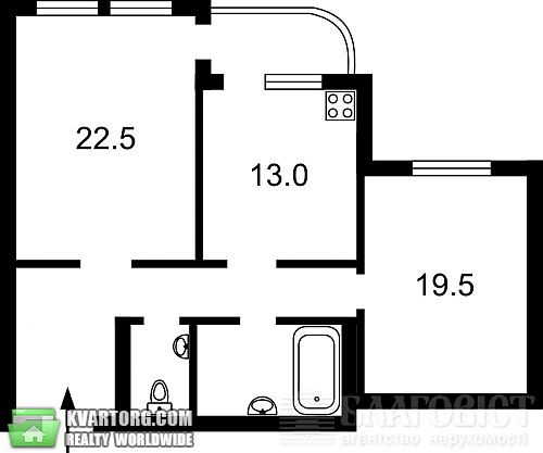 Sell 2-room apartment. Киев, Ахматовой — photo 4