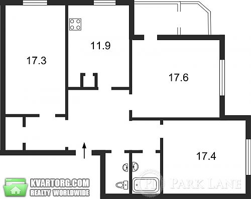 Sell 3-room apartment. Киев, Ахматовой — photo 2
