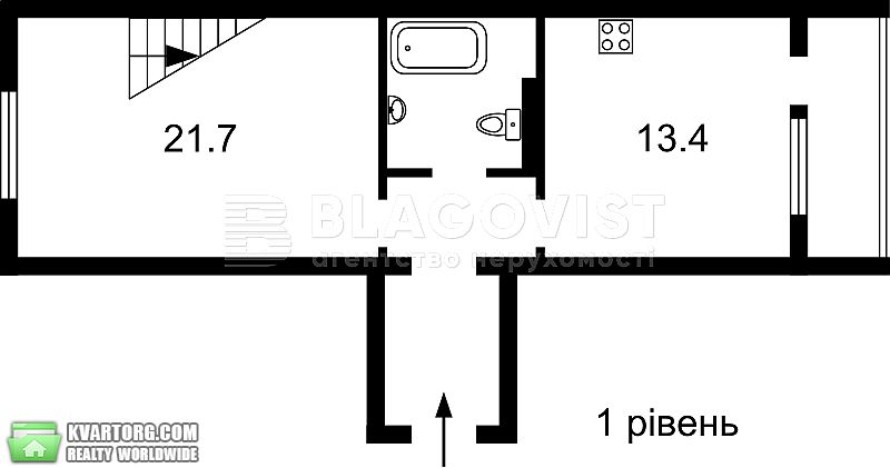 Rent out 2-room apartment. Киев,  Белицкая — photo 1