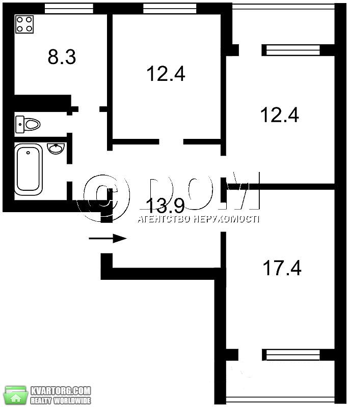 Sell 3-room apartment. Киев, Наталии Ужвий — photo 8
