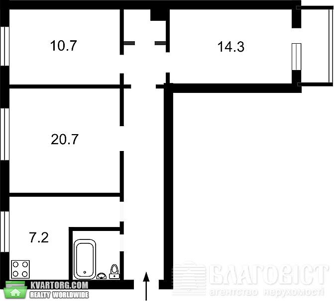 Sell 3-room apartment. Киев,  Победы пр — photo 2