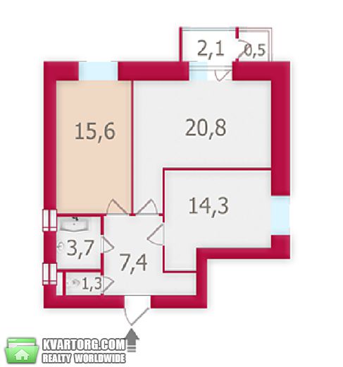 Sell 2-room apartment. Киев,  Бориспольская — photo 5